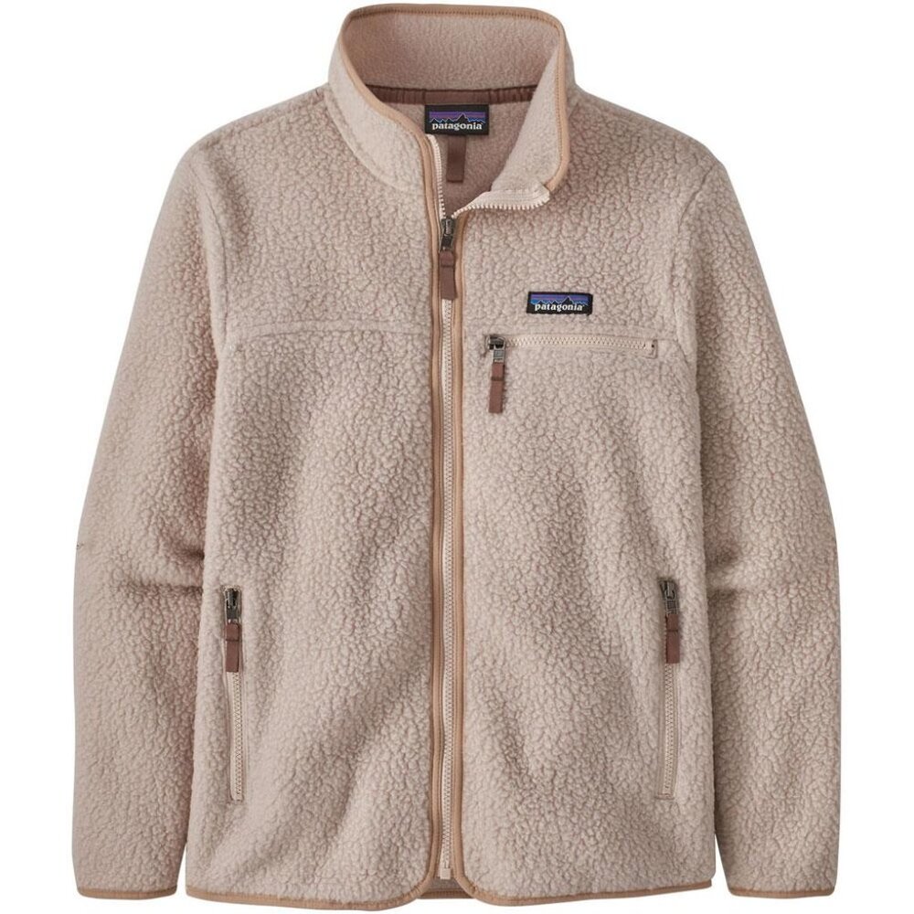 EUC Patagonia Women's Retro Pile Fleece Jacket Shroom Taupe Medium